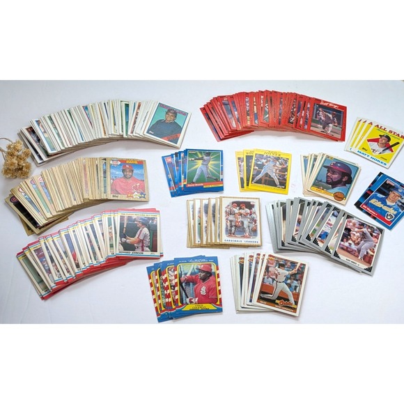 LOT 368!🚨'82-91 MLB Baseball Cards Fleer Donruss Topps Leaf Resell Collection